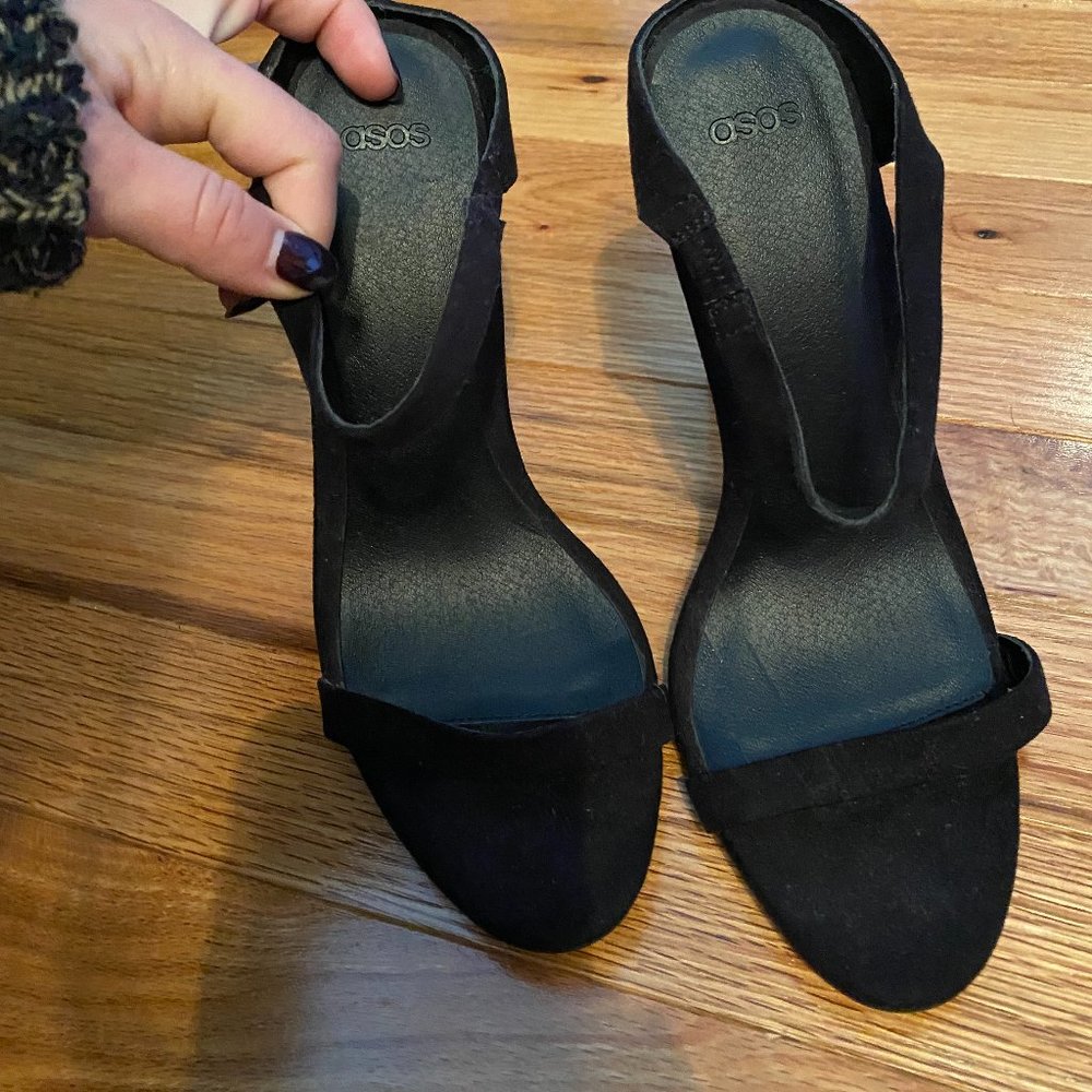 ASOS Strappy Suede Heels